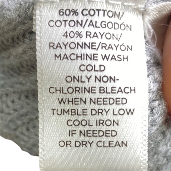 Loft Sleeveless Sweater Gray Tank Size XS - Picture 9 of 10